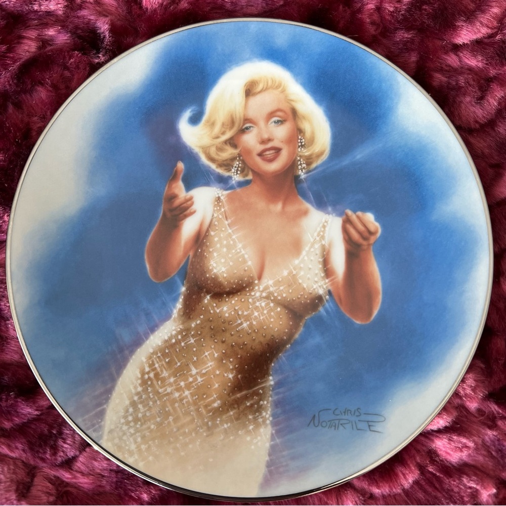 Vintage Delphi Marilyn Monroe ‘Curtain Call’ Collectible Plate